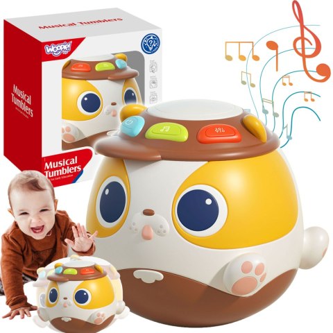 WOOPIE BABY Interaktywna Grająca Kula Piesek Zabawka Muzyczna Edukacyjna WOOPIE BABY Interaktywna Grająca Kula Piesek Zabawka Muzyczna Edukacyjna