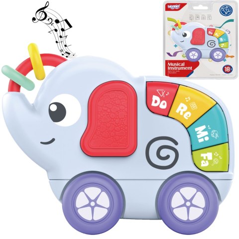 WOOPIE BABY Zabawka Sensoryczna Muzyczna dla Niemowląt Słonik WOOPIE BABY Zabawka Sensoryczna Muzyczna dla Niemowląt Słonik
