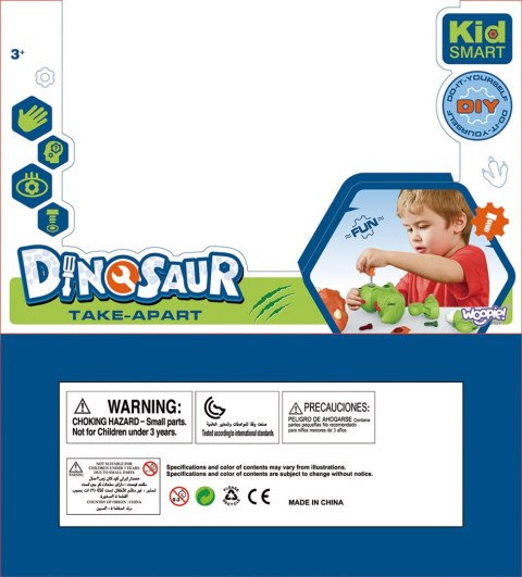 WOOPIE Dinozaur Do Skręcania Zestaw Konstrukcyjny + Śruborkęt WOOPIE Dinozaur Do Skręcania Zestaw Konstrukcyjny + Śruborkęt
