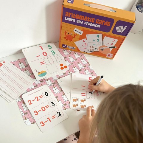 WOOPIE Karty Edukacyjne Fiszki Do Nauki Liczenia WOOPIE Karty Edukacyjne Fiszki Do Nauki Liczenia