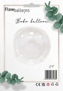Balon Przezroczysty, Bobo 24 cale - 60 cm Flowballoons