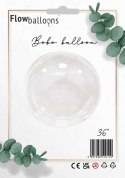 Balon Przezroczysty, Bobo 36 cali - 90 cm Flowballoons