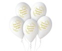 Balony lateksowe, Pierwsza Komunia Św. (kłosy) 30cm, 5 szt. Godan