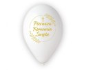 Balony lateksowe, Pierwsza Komunia Św. (kłosy) 30cm, 5 szt. Godan