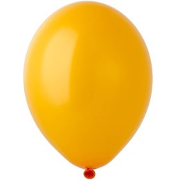 Balony lateksowe Strong, Żółte, Pastelowe Honey Yellow, 12cm, 100 szt. Partydeco