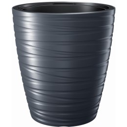 Doniczka z wkładem Maze 30xh33cm - antracytowy