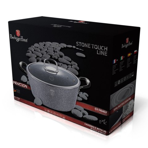 GARNEK BERLINGER HAUS 4.5L 24CM GRAY STONE TOUCH BH-1152-N GARNEK BERLINGER HAUS 4.5L 24CM GRAY STONE TOUCH BH-1152-N