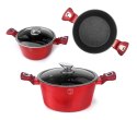 GARNKI BERLINGER HAUS METALLIC BURGUNDY LINE 15 ELE BH-1226-N