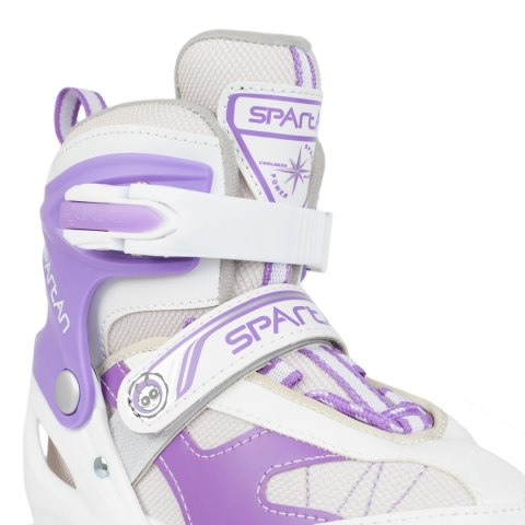 Łyżworolki 2w1 SPARTAN Purple-White Inliner (34-37) Łyżworolki 2w1 SPARTAN Purple-White Inliner (34-37)