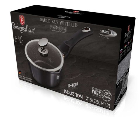 RONDEL GRANITOWY 1.2L 16cm BERLINGER HAUS CARBON PRO BH-6907 RONDEL GRANITOWY 1.2L 16cm BERLINGER HAUS CARBON PRO BH-6907
