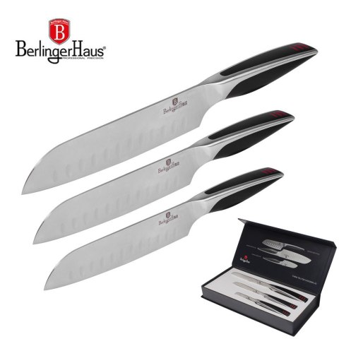 ZESTAW 3 NOŻY SANTOKU BERLINGER HAUS PHANTOM BH-2024 ZESTAW 3 NOŻY SANTOKU BERLINGER HAUS PHANTOM BH-2024