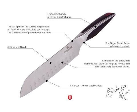 ZESTAW 3 NOŻY SANTOKU BERLINGER HAUS PHANTOM BH-2024 ZESTAW 3 NOŻY SANTOKU BERLINGER HAUS PHANTOM BH-2024