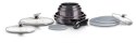 ZESTAW GARNKÓW Z POWŁ. GRANITOWĄ 12 EL. CLICK & COOK BERLINGER HAUS Carbon Pro BH-6910