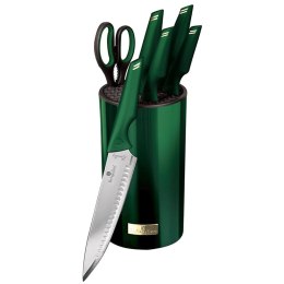 ZESTAW NOŻY W BLOKU 7 EL. BERLINGER HAUS EMERALD BH-2794