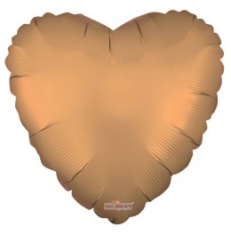 Balon Foliowy Serce, Złoty Mat, 46 cm Kaleidoscope