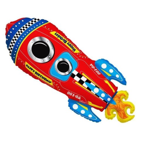 Balon foliowy rakieta 70 cm Kaleidoscope Balon foliowy rakieta 70 cm Kaleidoscope