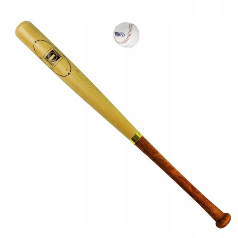 Drewniany Kij Baseballowy LONDERO 75 cm z Piłką do Baseballa Drewniany Kij Baseballowy LONDERO 75 cm z Piłką do Baseballa