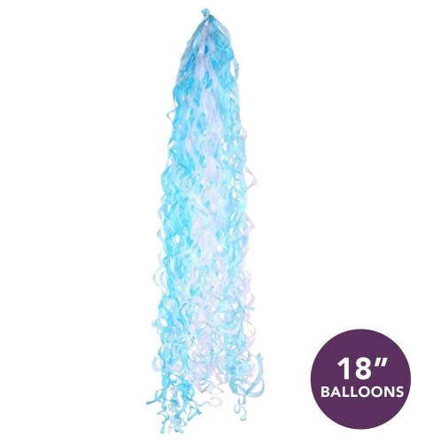 Frędzle w niebieskich kolorach, na balony 18 cali Kaleidoscope Frędzle w niebieskich kolorach, na balony 18 cali Kaleidoscope
