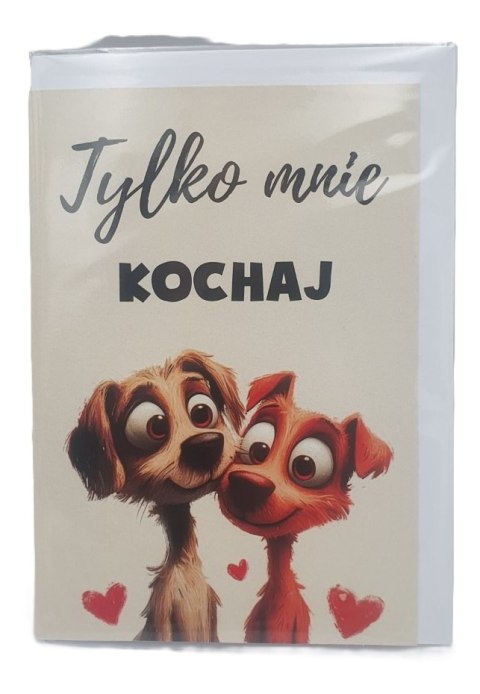 Karnet TYLKO MNIE KOCHAJ KR-251 Karnet TYLKO MNIE KOCHAJ KR-251