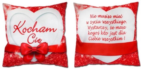 Poduszka dwustronna - Kocham Cię | S88 Poduszka dwustronna - Kocham Cię | S88