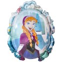 Balon Foliowy Frozen, Kraina Lodu, Dwustronny, Lustro, Anna i Elsa , 45 × 59 cm Amscan / Anagram