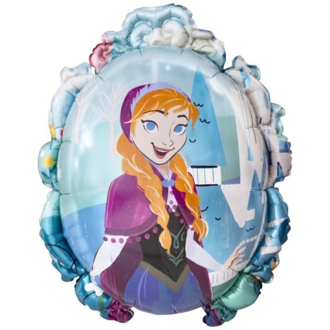 Balon Foliowy Frozen, Kraina Lodu, Dwustronny, Lustro, Anna i Elsa , 45 × 59 cm Amscan / Anagram Balon Foliowy Frozen, Kraina Lodu, Dwustronny, Lustro, Anna i Elsa , 45 × 59 cm Amscan / Anagram