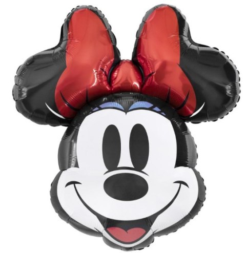Balon Foliowy - Głowa Myszki Minnie, 61cm Amscan / Anagram Balon Foliowy - Głowa Myszki Minnie, 61cm Amscan / Anagram