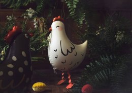 Balon foliowy Kurka stojąca, 48x60 cm Partydeco