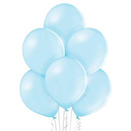 Balony lateksowe B105 Niebieskie, Pastel Sky Blue, 30cm, 100 sztuk Belbal