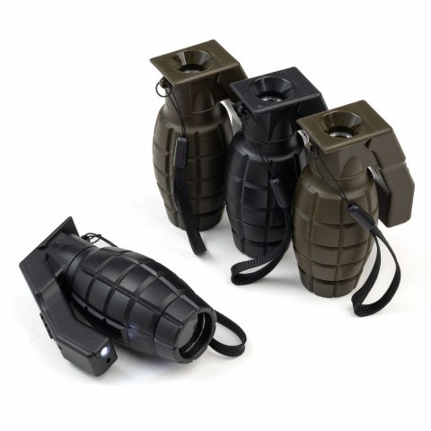 Brelok zestaw granat latarka z laserem + lornetka 12szt. | B-2250 Brelok zestaw granat latarka z laserem + lornetka 12szt. | B-2250