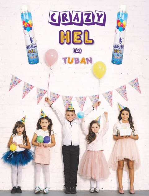 Crazy Hel Butelka, Puszka z Helem na 3 baloniki Tuban Crazy Hel Butelka, Puszka z Helem na 3 baloniki Tuban