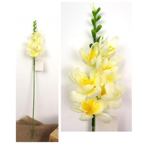 Kwiat FREZJA wys. 55 cm ECRU WMD-2015A Kwiat FREZJA wys. 55 cm ECRU WMD-2015A