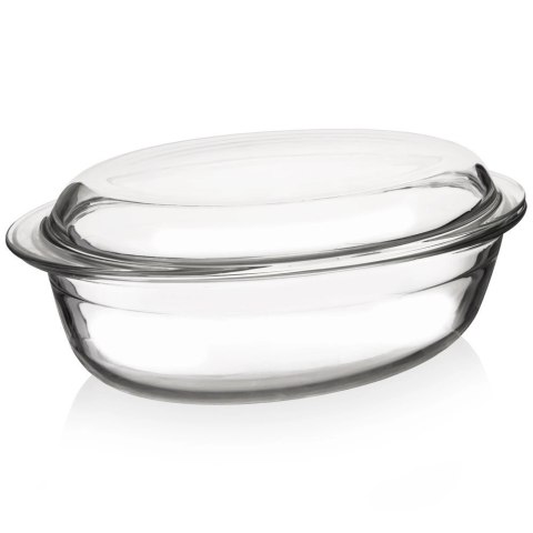 Naczynie żaroodporne szklane z pokrywką 33x20x13 cm, 3 l Naczynie żaroodporne szklane z pokrywką 33x20x13 cm, 3 l