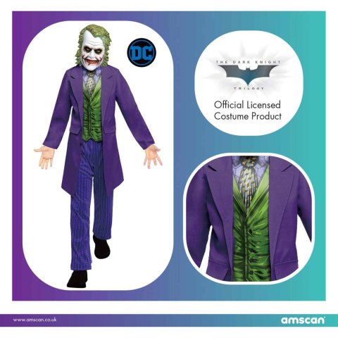 Strój, Kostium przebranie Joker 8-10 lat Amscan / Anagram Strój, Kostium przebranie Joker 8-10 lat Amscan / Anagram
