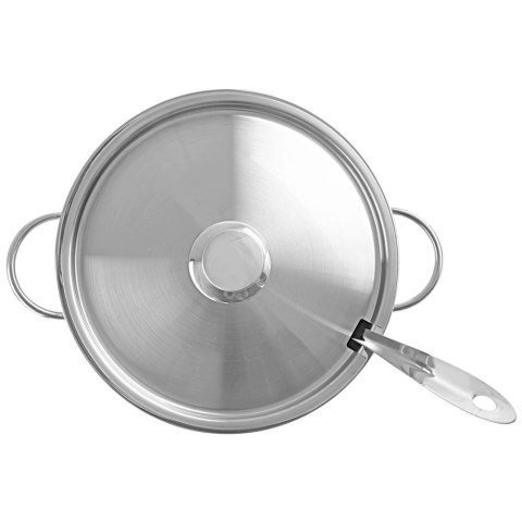 Waza na zupę stalowa z pokrywą 4,5 l Waza na zupę stalowa z pokrywą 4,5 l