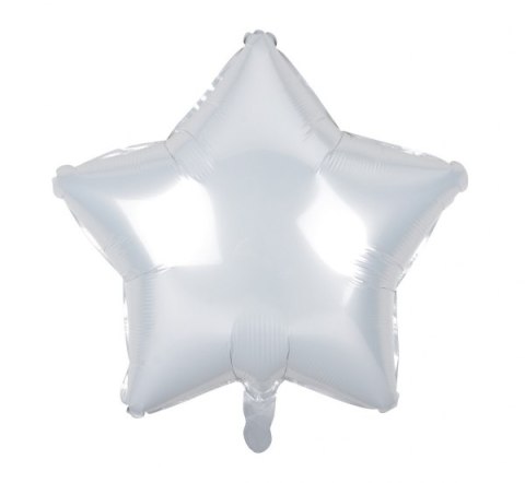 Balon GWIAZDA BIAŁA 19'' ok. 48cm | HS-G19BL Balon GWIAZDA BIAŁA 19'' ok. 48cm | HS-G19BL
