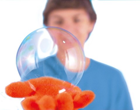 Bańki mydlane skaczące juggle bubbles + rękawiczki G061372 Bańki mydlane skaczące juggle bubbles + rękawiczki G061372