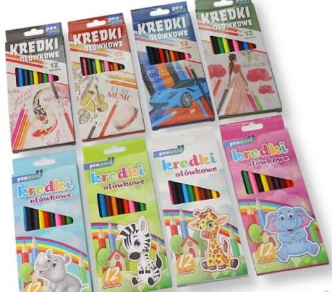 Kredki ołówkowe 12kolorów Kredki ołówkowe 12kolorów