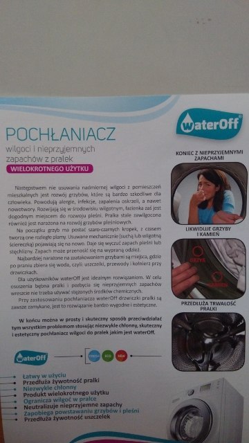 Pochłaniacz wilgoci i nieprzyjemnych zapachów do PRALEK Pochłaniacz wilgoci i nieprzyjemnych zapachów do PRALEK