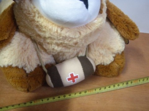 Poduszka na rzep PIES RATOWNIK DUŻA P-2604 Poduszka na rzep PIES RATOWNIK DUŻA P-2604