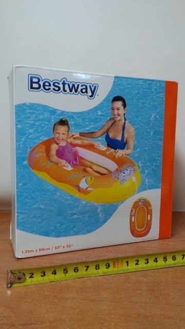 Ponton dmuchany BESTWAY 1,35m x 0,89m | 34009 Ponton dmuchany BESTWAY 1,35m x 0,89m | 34009