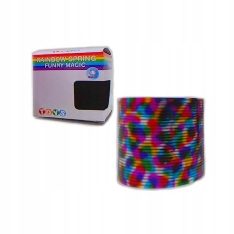 Sprężynka tęczowa hologram 8x8cm | 67587 Sprężynka tęczowa hologram 8x8cm | 67587