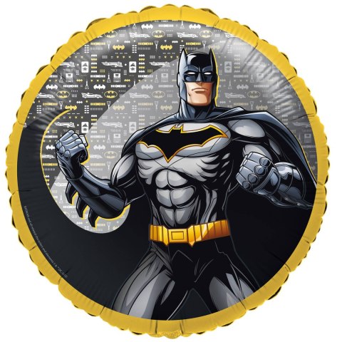 Balon foliowy Batman okrągły 43cm Amscan / Anagram Balon foliowy Batman okrągły 43cm Amscan / Anagram