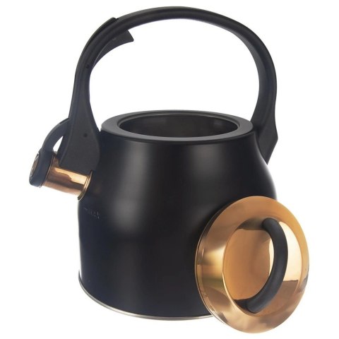 Czajnik na Gaz Indukcja z Gwizdkiem Pokrywką Czarny Solidny Trwały ORION 3L Czajnik na Gaz Indukcja z Gwizdkiem Pokrywką Czarny Solidny Trwały ORION 3L