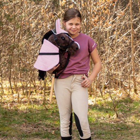 Derka dwustronna i nauszniki Skippi dla Hobby Horse - różowa i szara Derka dwustronna i nauszniki Skippi dla Hobby Horse - różowa i szara