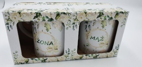 Kpl.2 kubków ŻONA/MĄŻ Kpl.2 kubków ŻONA/MĄŻ