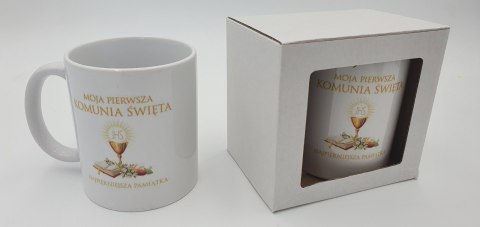 Kubek ceramiczny Pamiątka Pierwszej Komunii Świętej Kubek ceramiczny Pamiątka Pierwszej Komunii Świętej