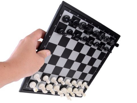 Szachy warcaby magnetyczne 2w1 gra logiczna GR0620 Szachy warcaby magnetyczne 2w1 gra logiczna GR0620