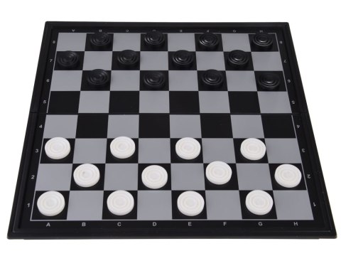 Szachy warcaby magnetyczne 2w1 gra logiczna GR0620 Szachy warcaby magnetyczne 2w1 gra logiczna GR0620