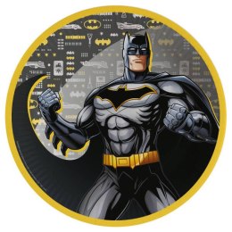 Talerzyki papierowe Batman, 23 cm, 8 szt. Amscan / Anagram